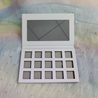 15 color DIY eyeshadow palette square color 22mm high pigmented waterproof
