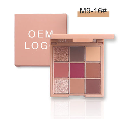 9 Color Dopamine Diy Eyeshadow Palette High Pigmented Long Lasting Waterproof