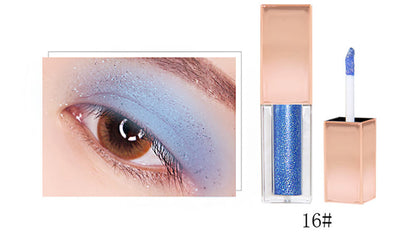 Sombra de ojos líquida de 14 colores de alto pigmento