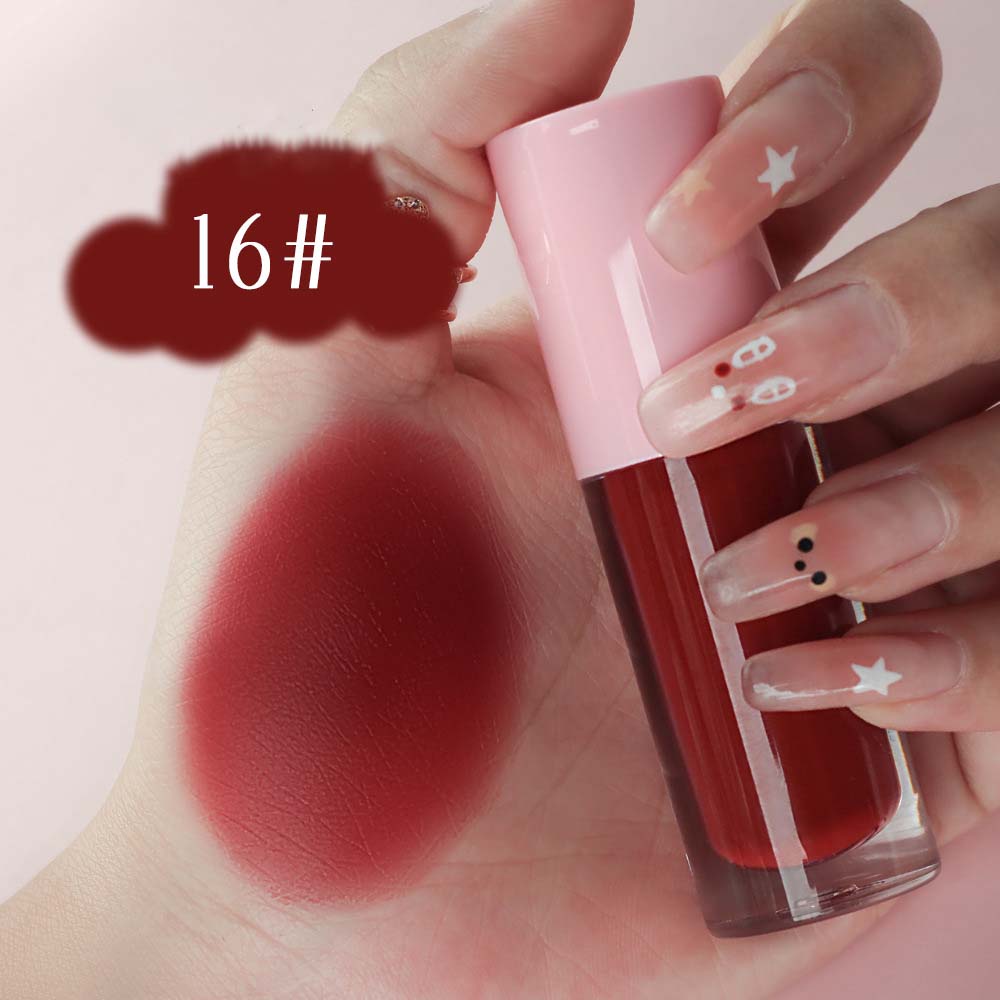 18-color Matte Liquid Lipstick Velvet Mist Lip Cream Waterproof Vegan Lip Mud
