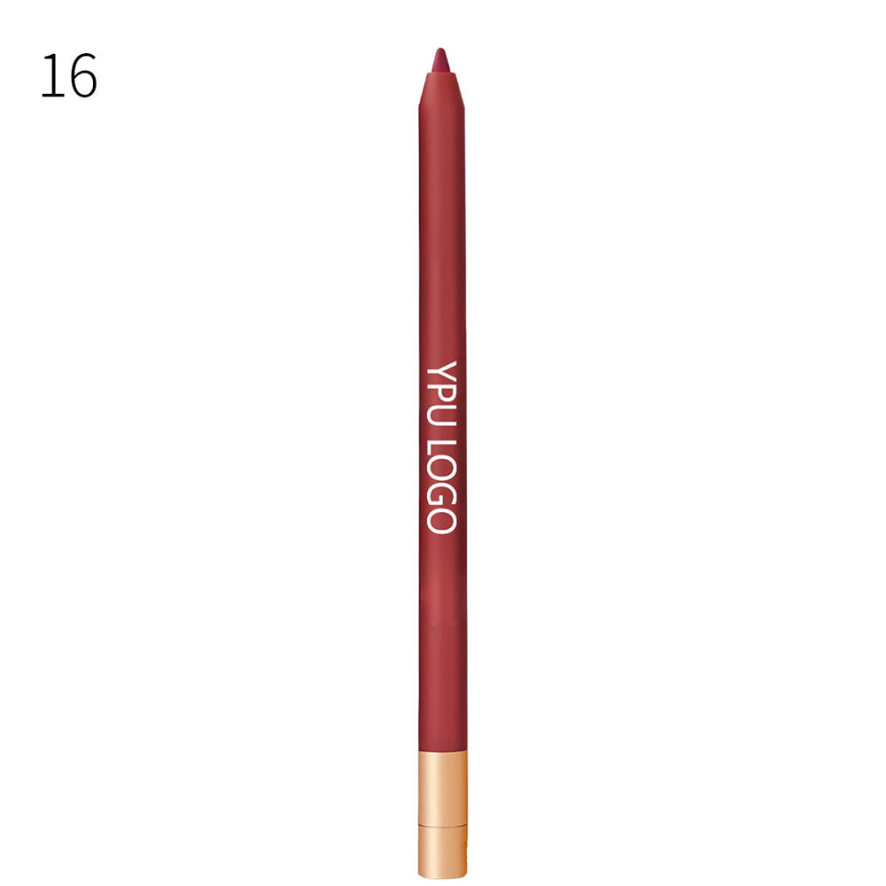 20 Color Matte Lip Liner high pigment Lip Line Pen Nude Long-Lasting Waterproof