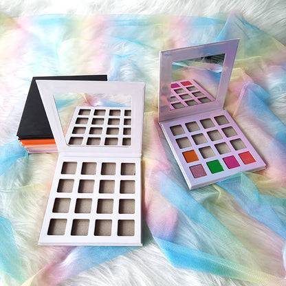 16 color DIY eyeshadow palette square color 22mm high pigmented waterproof