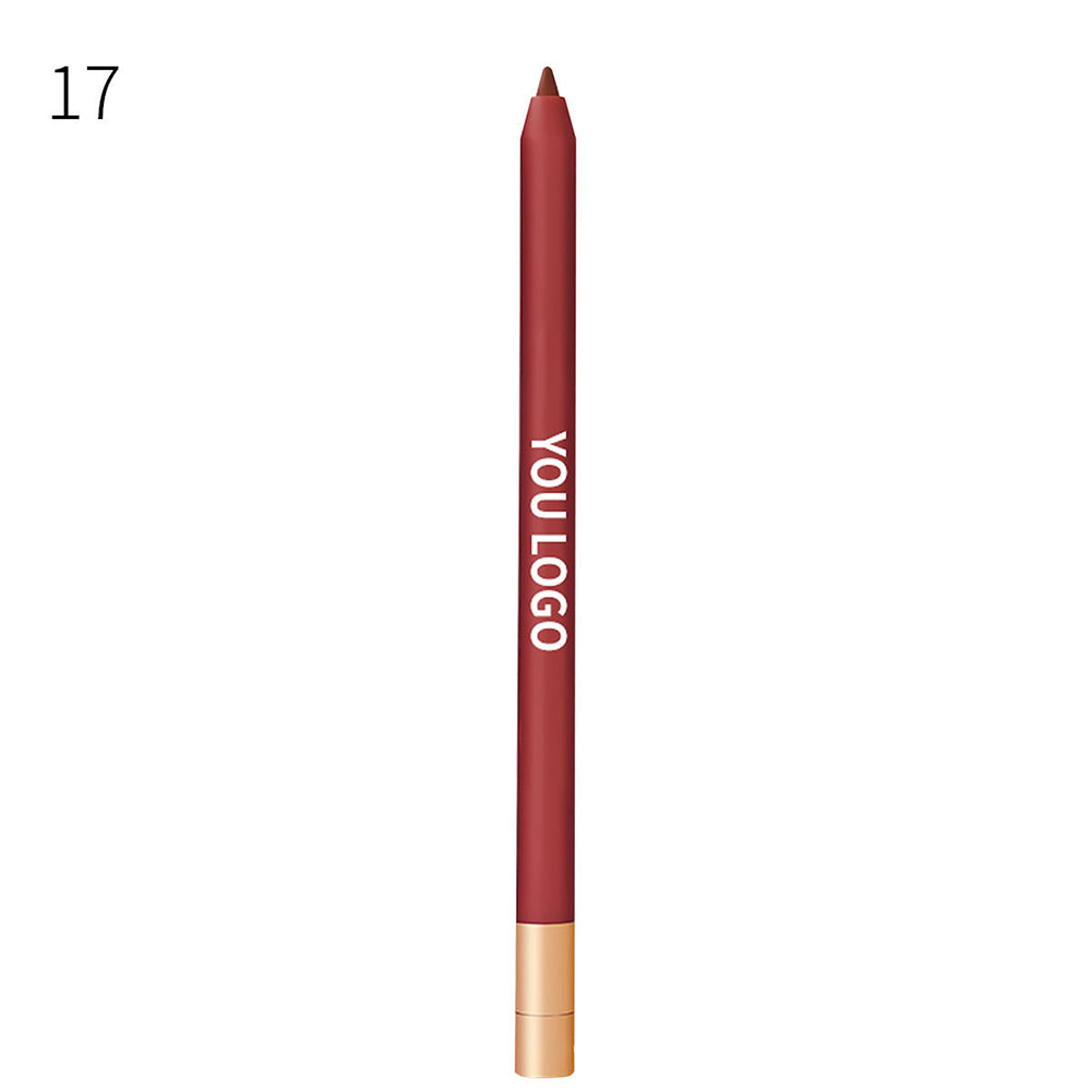 20 Color Matte Lip Liner high pigment Lip Line Pen Nude Long-Lasting Waterproof