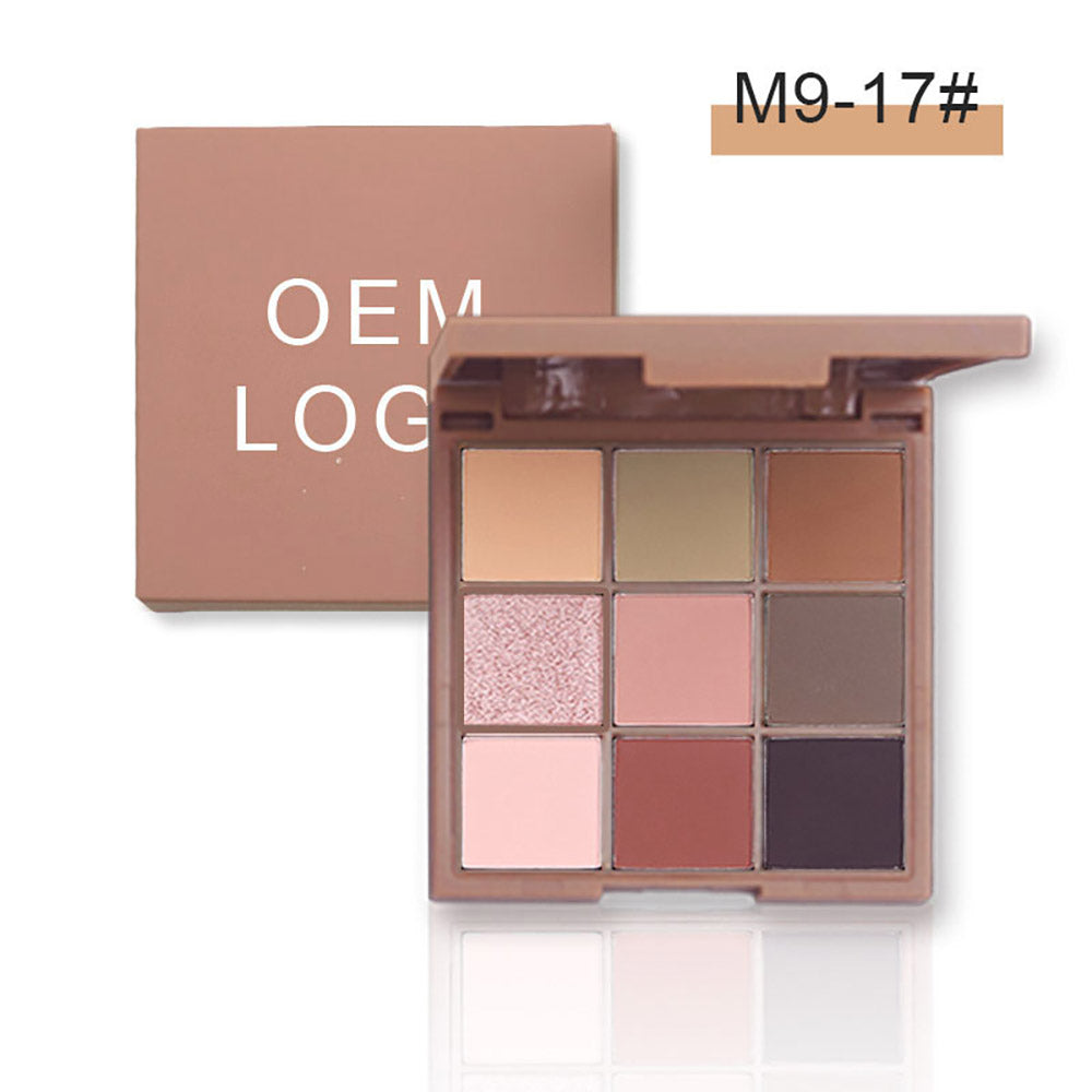 9 Color Dopamine Diy Eyeshadow Palette High Pigmented Long Lasting Waterproof