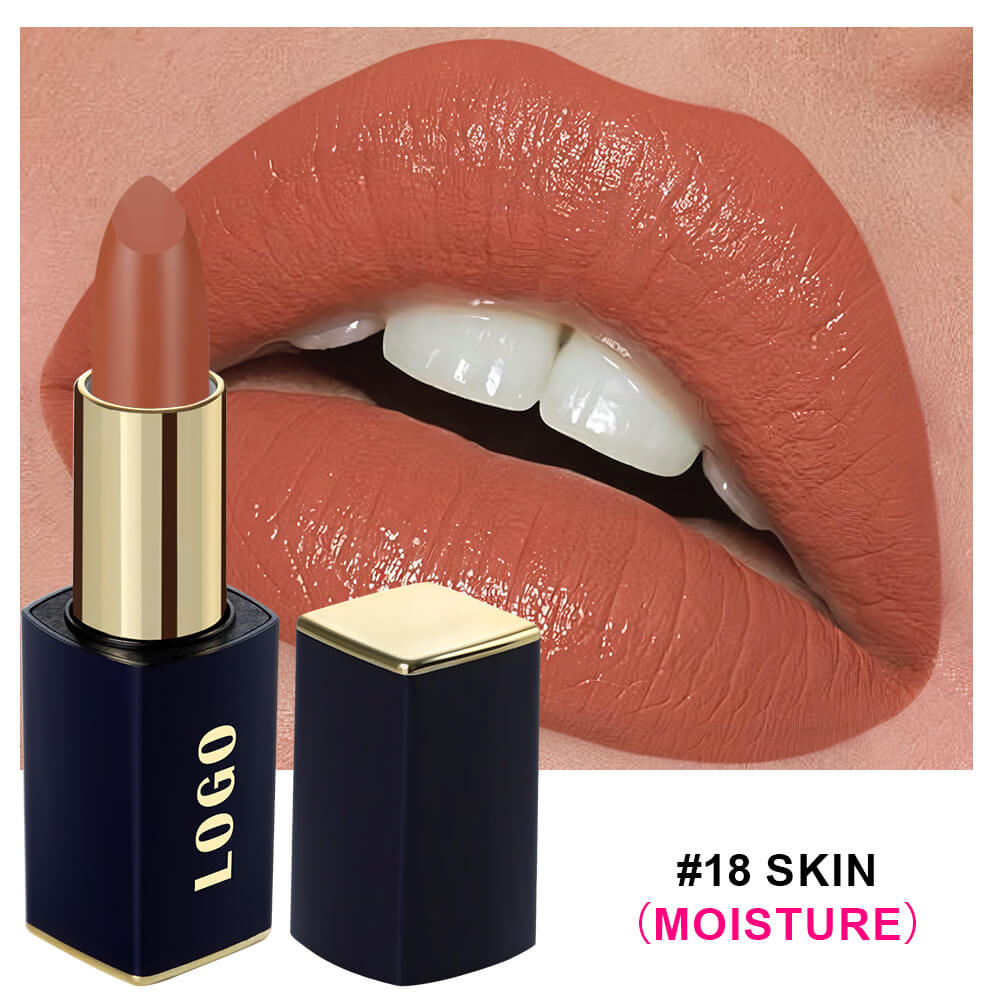 24-Color Matte Lipstick Nude Lip Plumping Long-Lasting Moisturizing Vegan