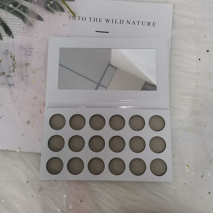 18 color DIY eyeshadow palette 26mm high pigmented print your logo