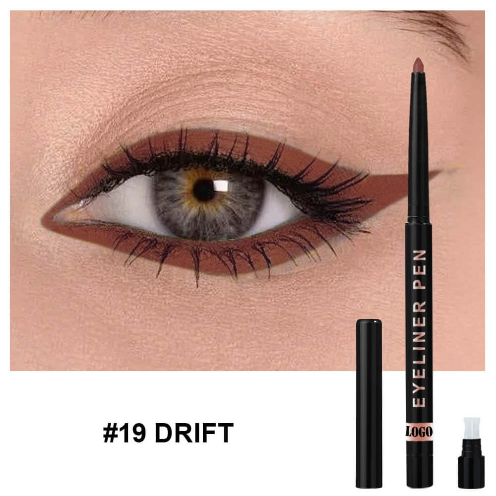 24-Color Eyeliner Gel Matte & Shimmer Waterproof High Pigmented Long-Lasting