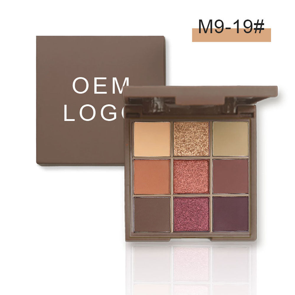 9 Color Dopamine Diy Eyeshadow Palette High Pigmented Long Lasting Waterproof
