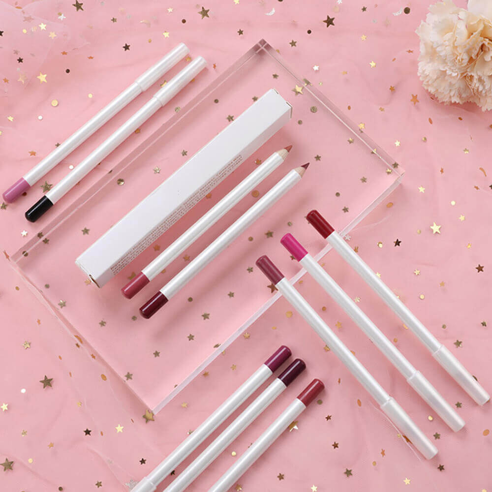 25 color matte lip liner lip color pencil white high pigmented