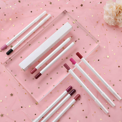 25 color matte lip liner lip color pencil white high pigmented