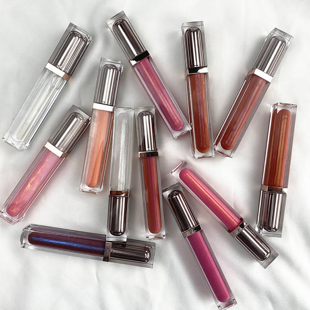 29 color lip gloss dark color nude high pigmented private label