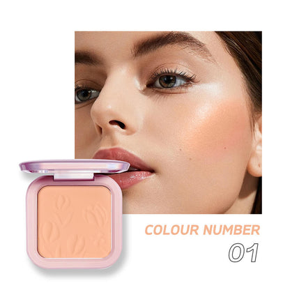 9 color blush palette cheek brighten powder high pigmented waterproof