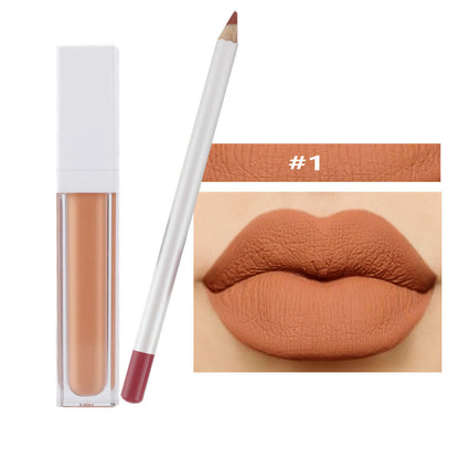 21 Color Liquid Lipstick & Lip Liner Set Matte Waterproof Long Lasting Vegan