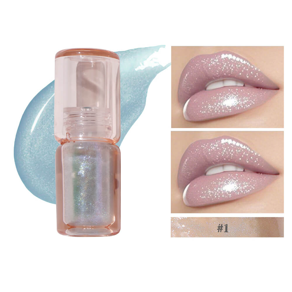 8-Color Lip Glaze Pearlescent Nourishing Moisturizing Shimmer Lip Gloss