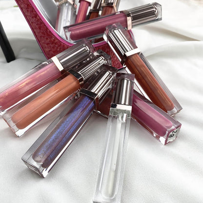 29 color lip gloss dark color nude high pigmented private label