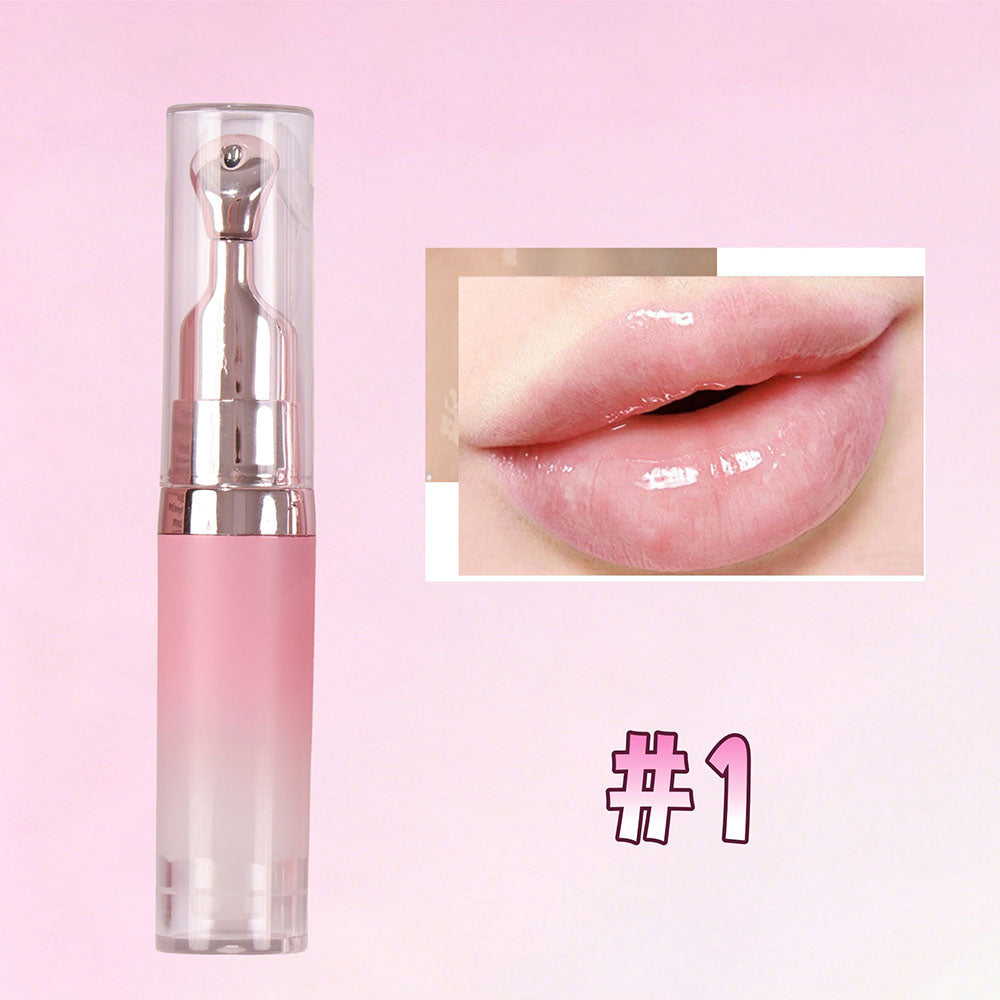 6-color Pressed Lip Gloss with Intensive Moisturizing Essence Hydrating Oil 8ml