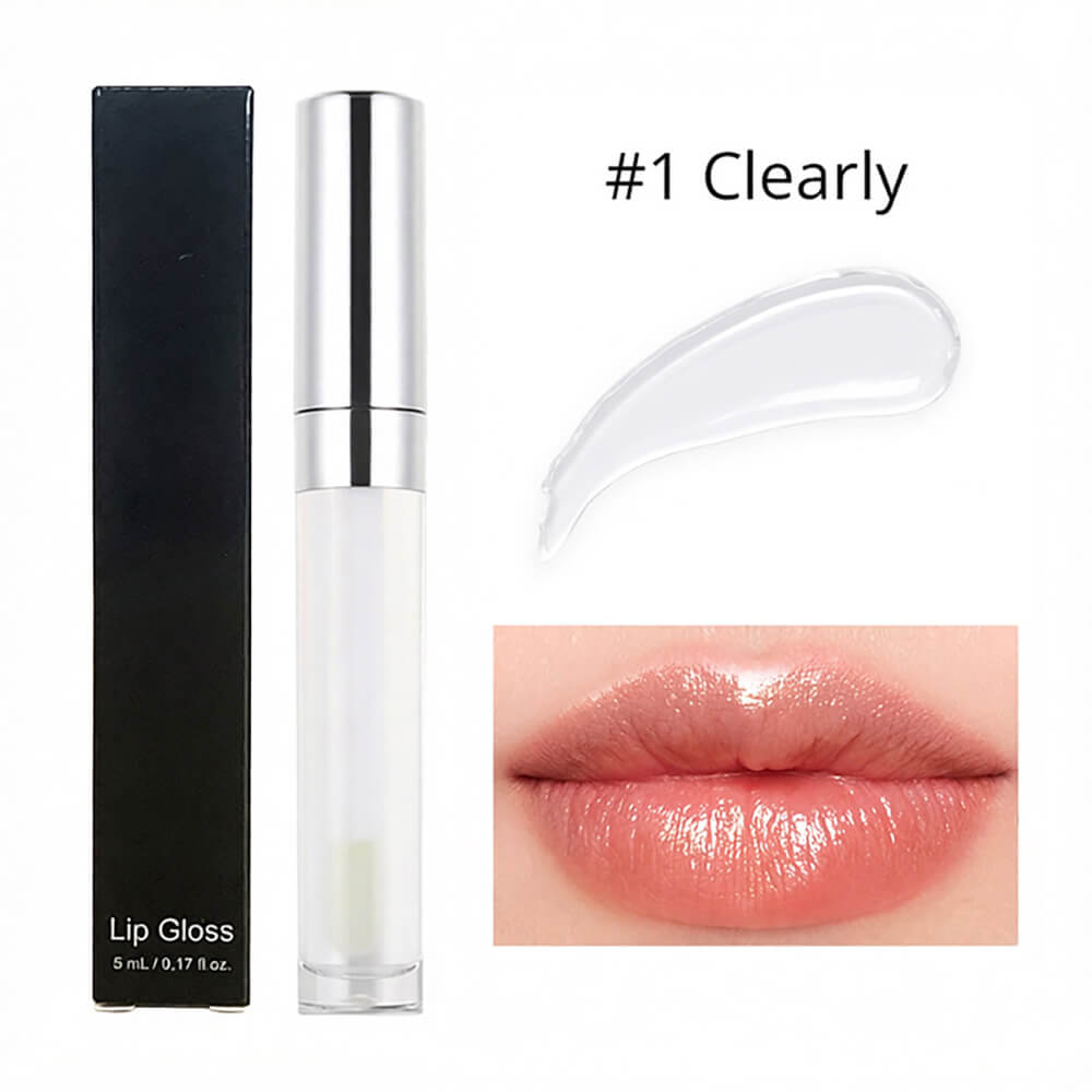 20 Color High Shine Lip Gloss Nude Lip Glaze High Pigmented Plumping Vegan