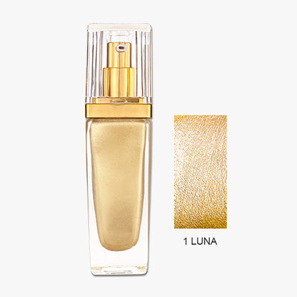 6 Color Liquid Highlighter Spray Face Body High Pigmented Long Lasting