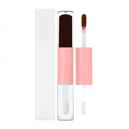 6-Color Peel-Off Matte Liquid Lipstick & Lip Oil Double-Ended Long Lasting