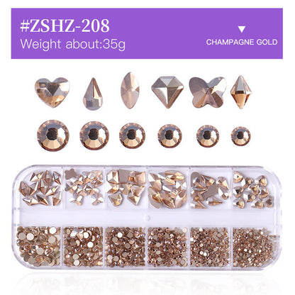 3D DIY nails accessories art rhinestones nail decorations gems