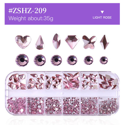 3D DIY nails accessories art rhinestones nail decorations gems