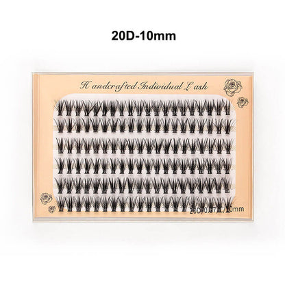 20D DIY eyelash false eyelashes segmented false lash six rows grafted