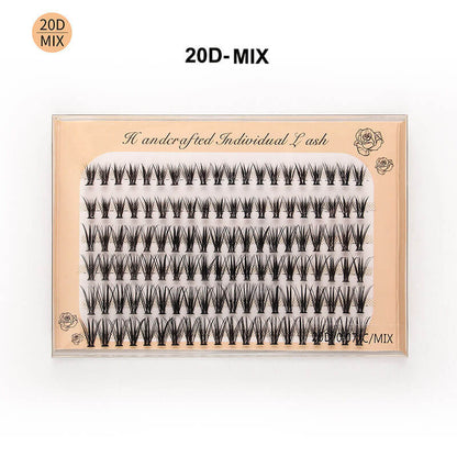 20D DIY eyelash false eyelashes segmented false lash six rows grafted
