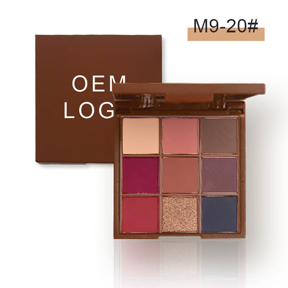 9 Color Dopamine Diy Eyeshadow Palette High Pigmented Long Lasting Waterproof