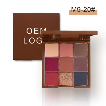 9 Color Dopamine Diy Eyeshadow Palette High Pigmented Long Lasting Waterproof