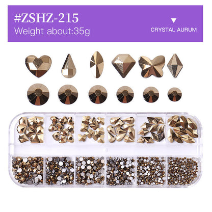 3D DIY nails accessories art rhinestones nail decorations gems
