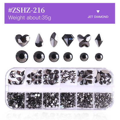 3D DIY nails accessories art rhinestones nail decorations gems