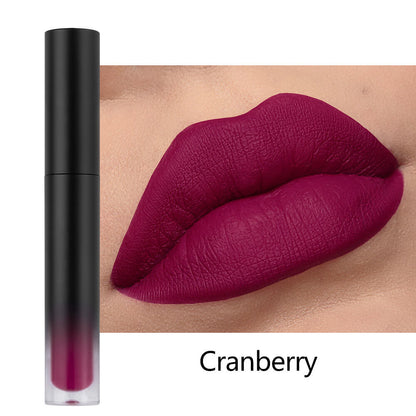 34-Color Matte Liquid Lipstick Non-Stick Transfer-Proof Long Lasting