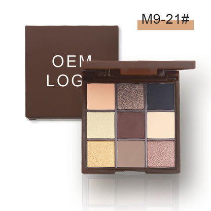 9 Color Dopamine Diy Eyeshadow Palette High Pigmented Long Lasting Waterproof