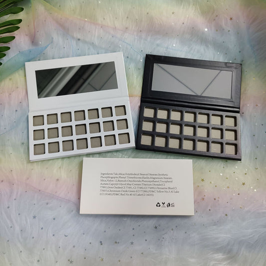 21 color DIY eyeshadow palette square color 22mm high pigmented waterproof