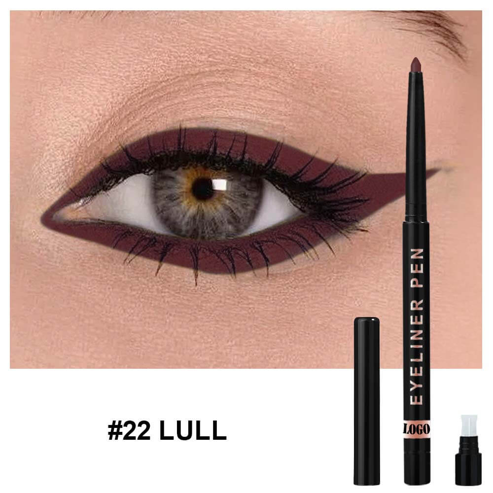 24-Color Eyeliner Gel Matte & Shimmer Waterproof High Pigmented Long-Lasting
