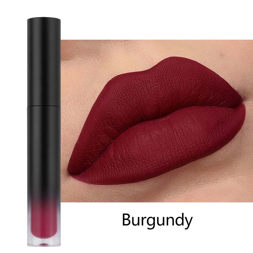 34-Color Matte Liquid Lipstick Non-Stick Transfer-Proof Long Lasting