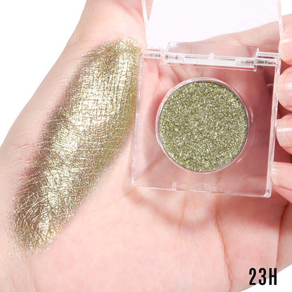 36-Color Chameleon Eyeshadow Powder Metallic Highlighter Vegan 26mm