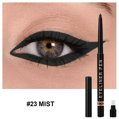 24-Color Eyeliner Gel Matte & Shimmer Waterproof High Pigmented Long-Lasting