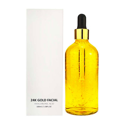 24k face serum hyaluronic acid essence anti-aging soothing vitamin C 100ml