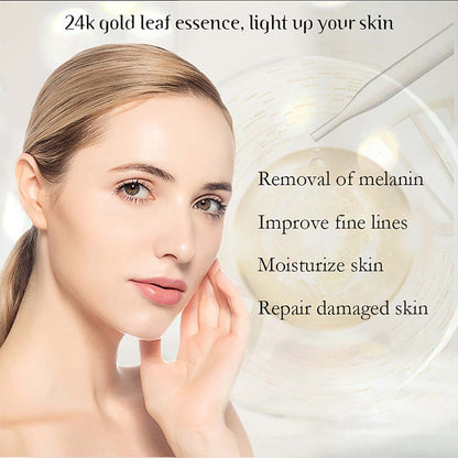 24k face serum hyaluronic acid essence anti-aging vitamin C 100ml
