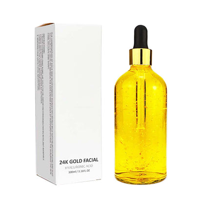 24k face serum hyaluronic acid essence anti-aging vitamin C 100ml