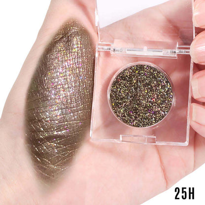 36-Color Chameleon Eyeshadow Powder Metallic Highlighter Vegan 26mm