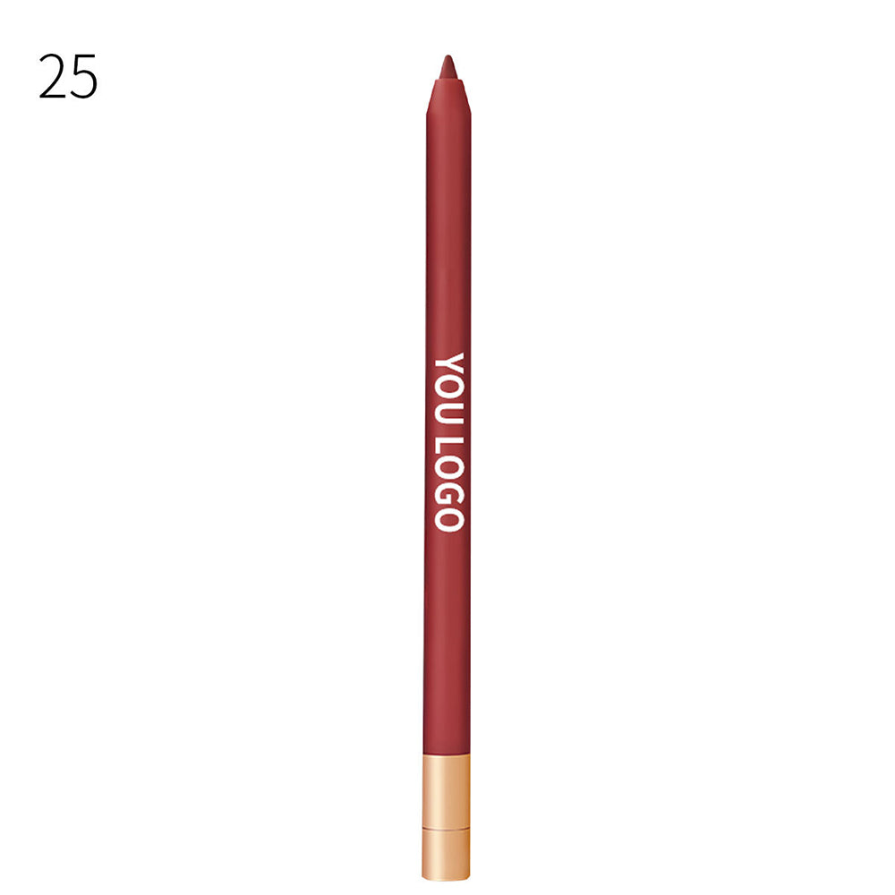 20 Color Matte Lip Liner high pigment Lip Line Pen Nude Long-Lasting Waterproof