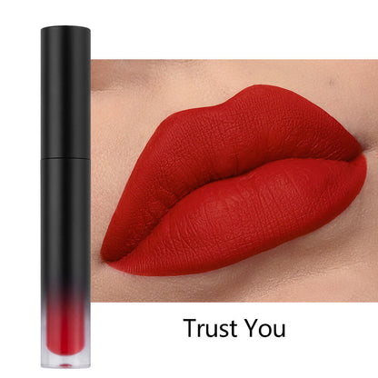 34-Color Matte Liquid Lipstick Non-Stick Transfer-Proof Long Lasting