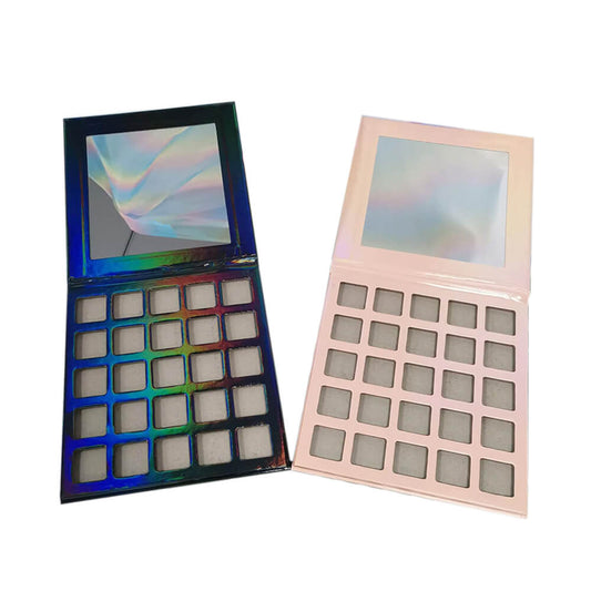 25 color DIY eyeshadow palette square color 22mm high pigmented waterproof