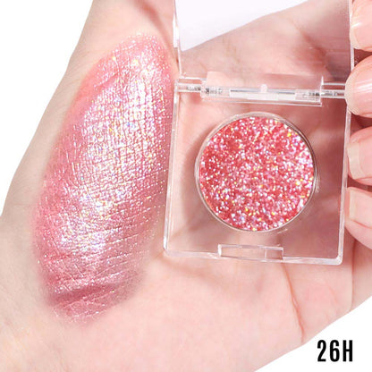 36-Color Chameleon Eyeshadow Powder Metallic Highlighter Vegan 26mm