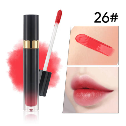 10-Shade Nude Lip Glaze High Pigmented Smudge-Proof Lip Tint Private Label