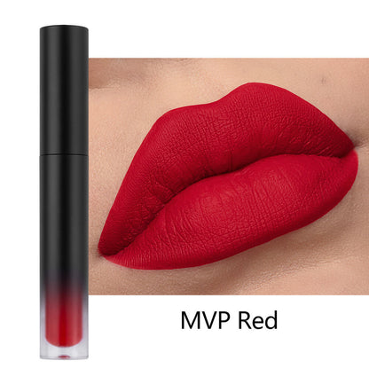 34-Color Matte Liquid Lipstick Non-Stick Transfer-Proof Long Lasting
