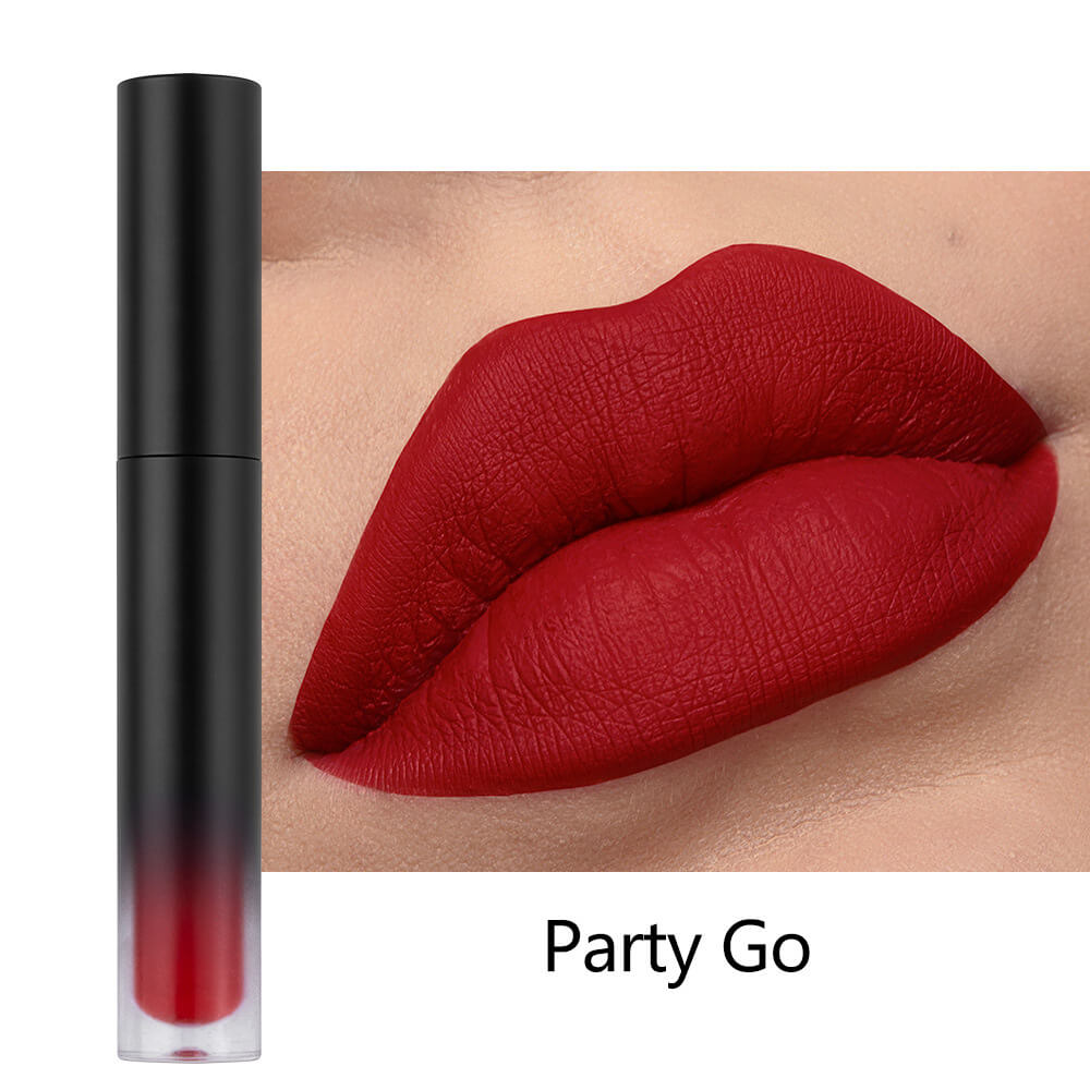 34-Color Matte Liquid Lipstick Non-Stick Transfer-Proof Long Lasting