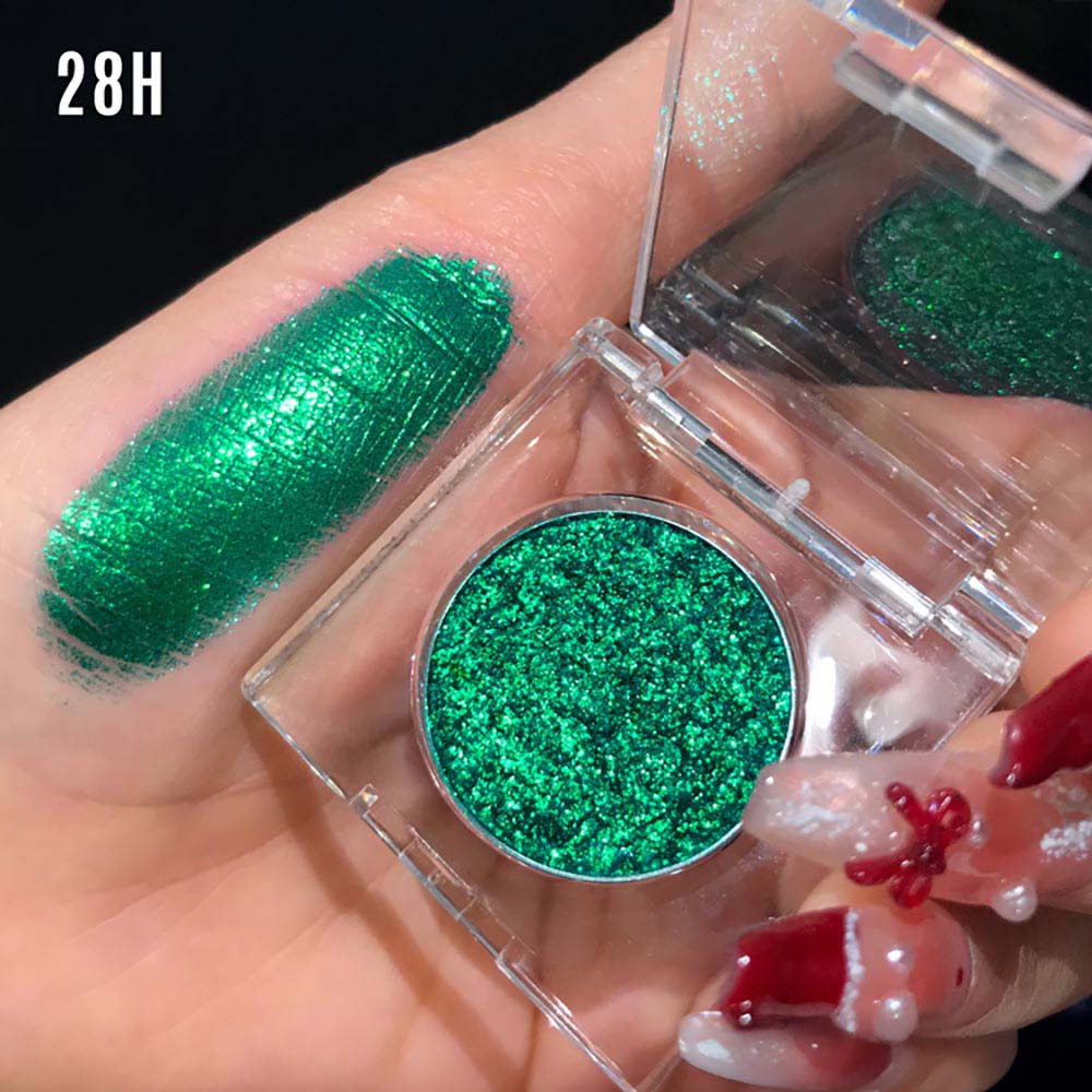 36-Color Chameleon Eyeshadow Powder Metallic Highlighter Vegan 26mm